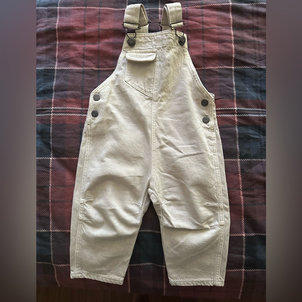 Zara solid color overalls